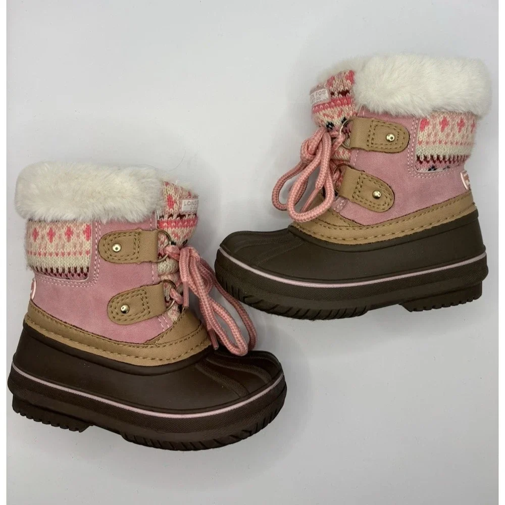 London Fog features faux
